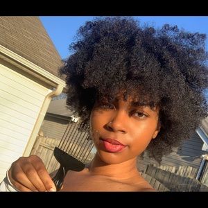 Black fist Metal Afro Hair Pik Comb